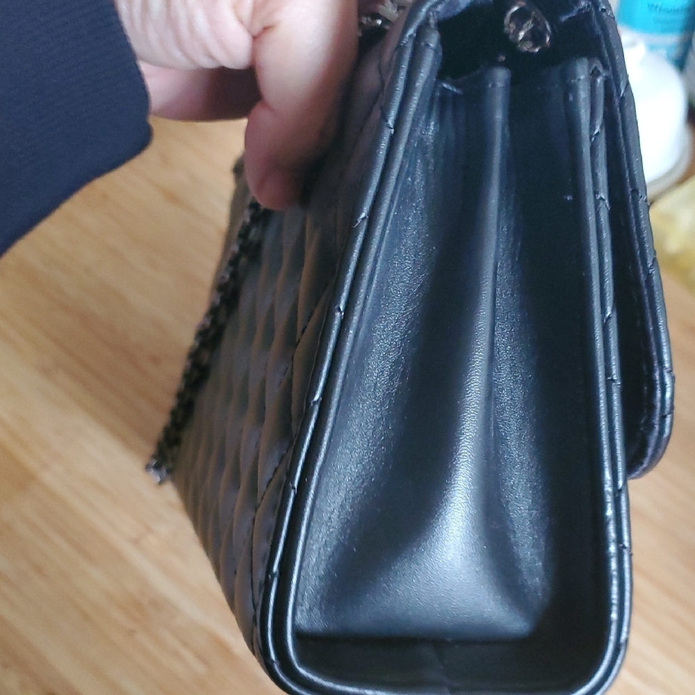 Black‎ Quilted Shoulder Bag - Picture 6 of 8